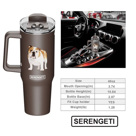 Fundraiser - Beagle Serengeti 40 Oz Ultimate Tumbler with Handle and Straw - Picture 6 of 11